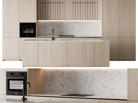 Kitchen set 38 3D Model