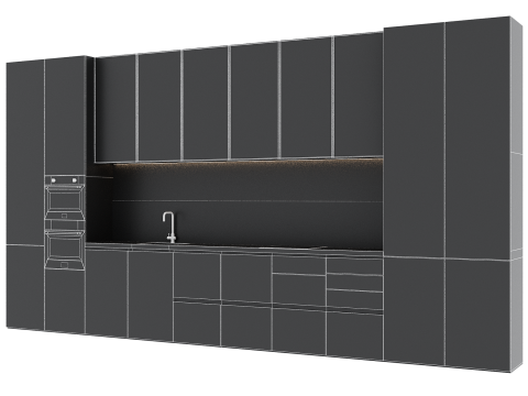 Kitchen set 39 3D Model