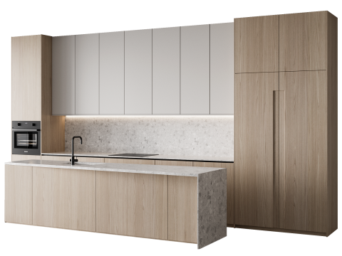Kitchen set 040 3D Модель