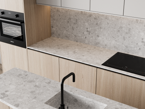 Kitchen set 040 3D 模型