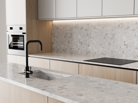 Kitchen set 040 3D 模型