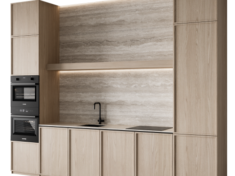 Kitchen set 041 3D Model