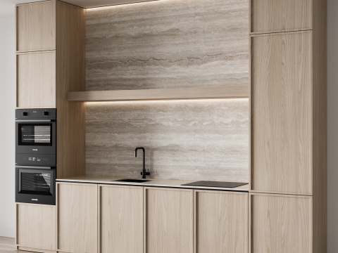 Kitchen set 041 3D Model