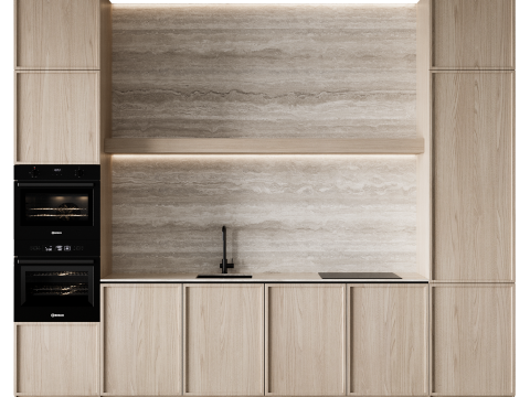 Kitchen set 041 3D Model