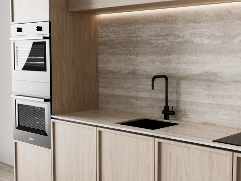 Kitchen set 041 3D Model