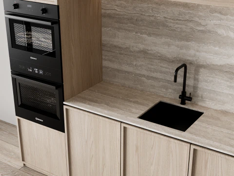 Kitchen set 041 3D Model