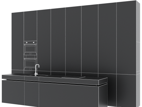 Kitchen set 042 3D मॉडल