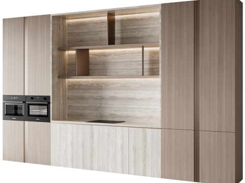 Kitchen set 043 3D 模型