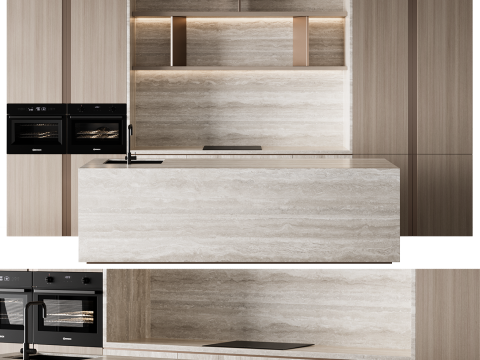 Kitchen set 043 3D 模型