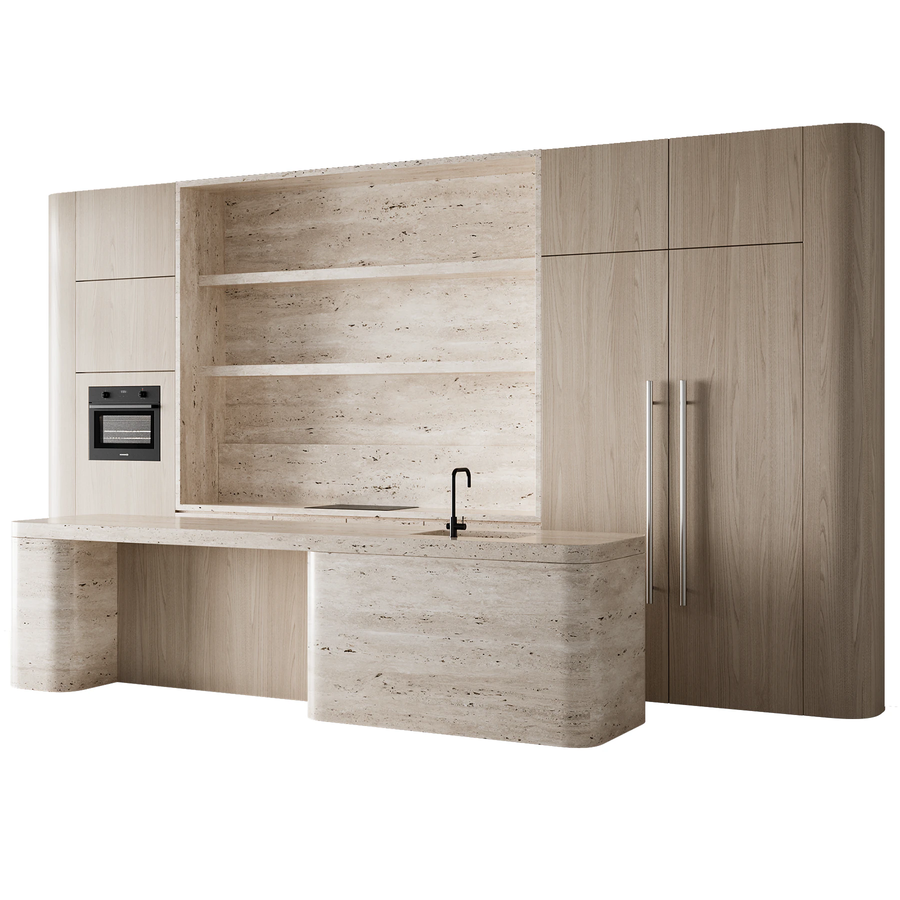 Ensemble de cuisine 44 Modèle 3D .c4d .max .obj .3ds .fbx .stl .blend 
