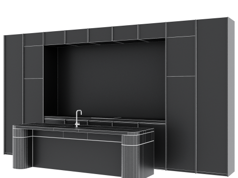 Kitchen set 45 3D 模型