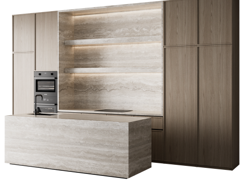 Kitchen set 46 Model 3D