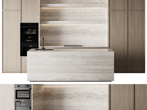 Kitchen set 46 3D Модель