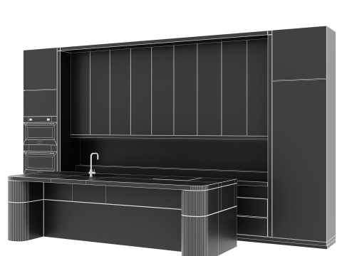Kitchen set 47 Model 3D