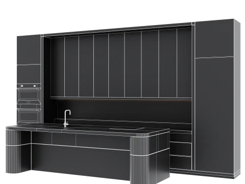 Kitchen set 47 3D Model