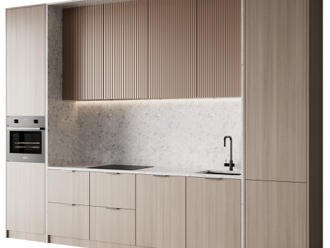 Kitchen set 49 Model 3D