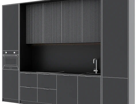 Kitchen set 49 3D Model