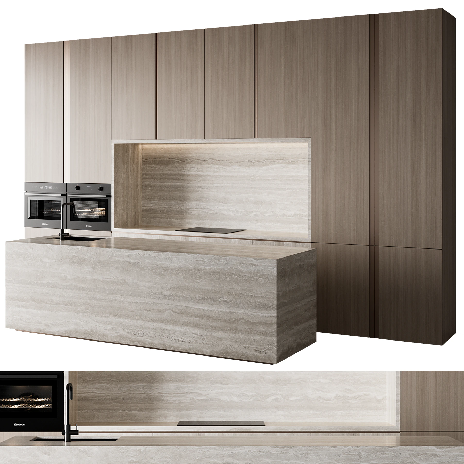 주방 세트 51 3D 모델 .c4d .max .obj .3ds .fbx .stl .blend 