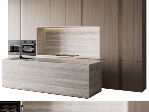 Kitchen set 51 3D Model