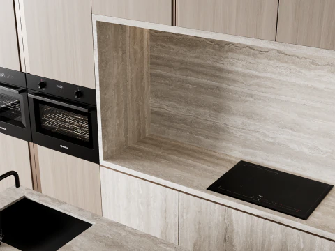 주방 세트 51 3D 모델