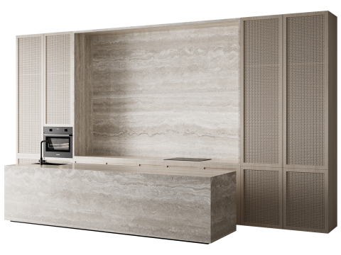 Kitchen set 52 3D Model