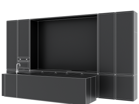 Kitchen set 52 3D 模型