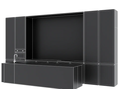 Kitchen set 52 3D Model