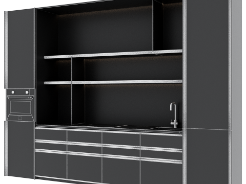 Kitchen set 54 Modelo 3D