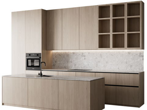 Kitchen set 55 3D Модель