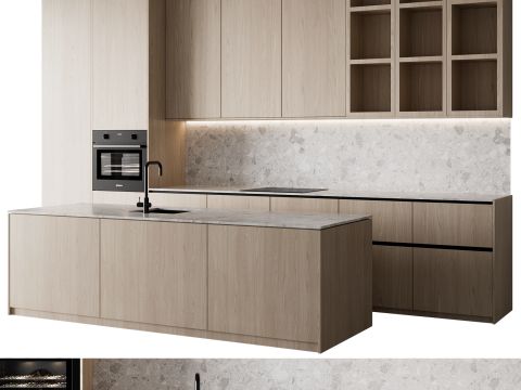 Kitchen set 55 3D Модель