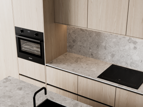 Kitchen set 55 3D Модель