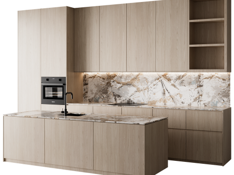 Kitchen set 56 3D मॉडल