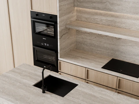 Kitchen set 58 3D Model