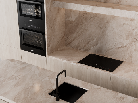 Kitchen set 60 3D Модель