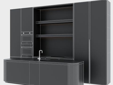 Kitchen set 60 3D Модель