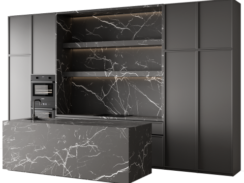 Kitchen set 63 3D Модель