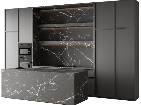 रसोई सेट 63 3D मॉडल