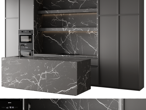 Kitchen set 63 Model 3D