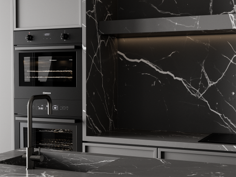 Kitchen set 63 Model 3D