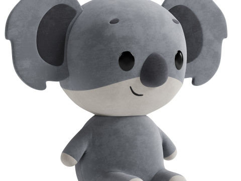 Big Ear Mouse Plush Toy 3D 모델