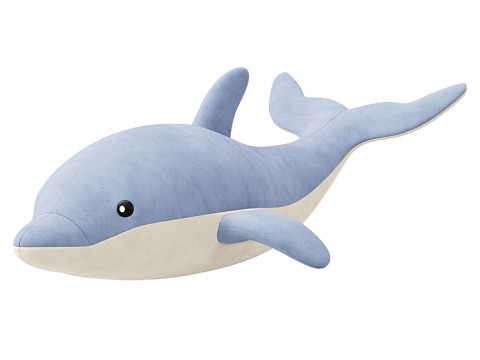 Dolphin Plush Toys 3D Model