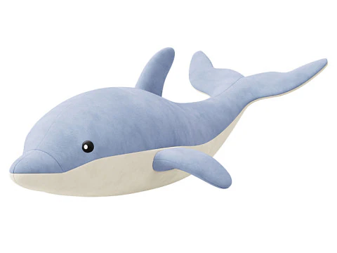 Dolphin Plush Toys 3D Model