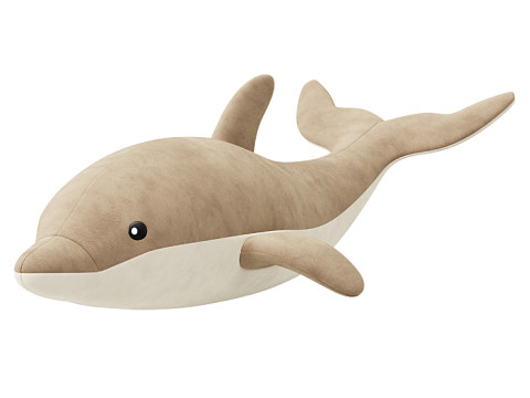 Dolphin Plush Toys 3D Model