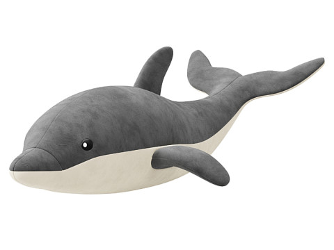 Dolphin Plush Toys 3D Model