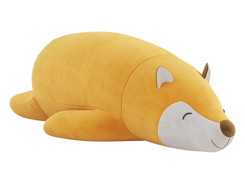 Fox sleeping toy 3D 모델
