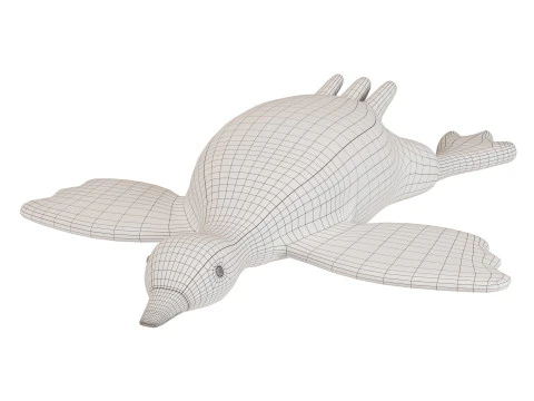 Goose Stuffed Toys 3D Model