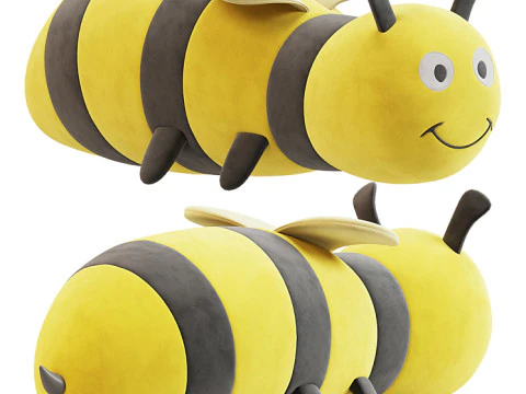 Pluszowe zabawki pszcz&oacute;ł Model 3D