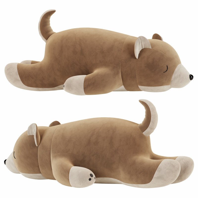 Shiba Dog Slepping Toy 3Dモデル .c4d .max .obj .3ds .fbx .stl .blend 