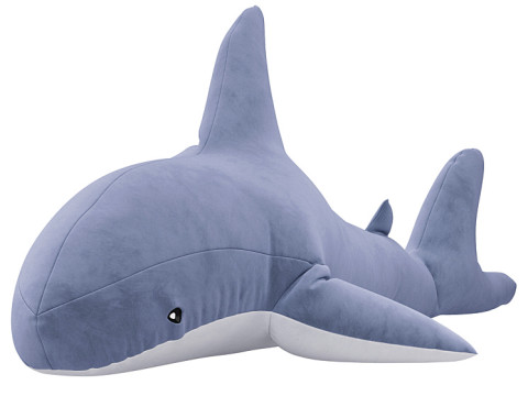 Sleeping Shark Plush Toy 3D 모델
