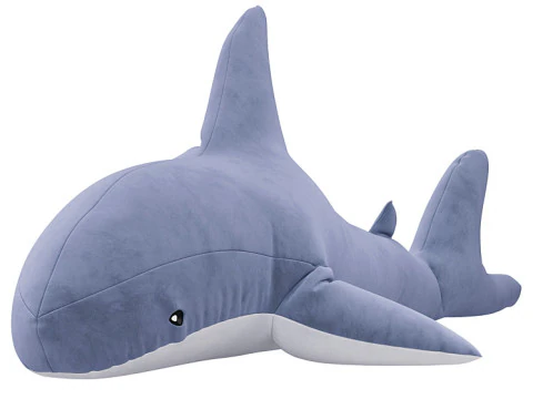 Pluszowa zabawka śpiącego rekina Model 3D